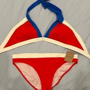 Boden Color Block 2 Piece Ithaca style New with Tags